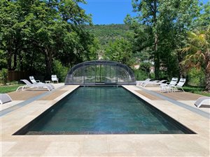 La piscine chauffée naturellement