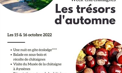 Weekend Châtaignes les 15 & 16 octobre 