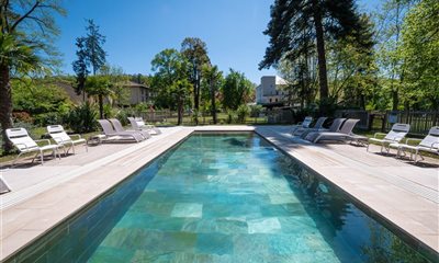 the opening of the pool 💦