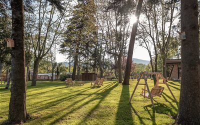 Parc arboré en Aveyron