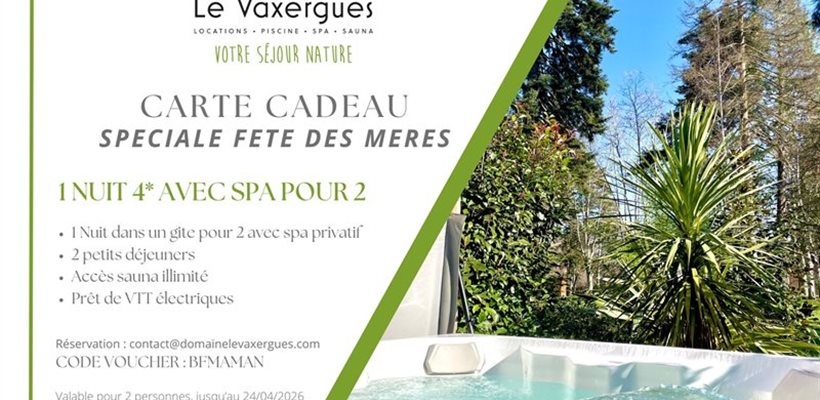 Offer an Unforgettable Experience for Mother's Day: Domaine Le Vaxergues Gift Card
