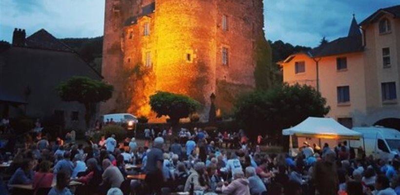 marché nocturne, sud aveyron, marché gourmand