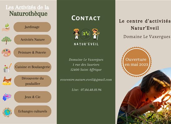 Ateliers de jardinage pour enfants près de Millau en Aveyron  