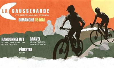 La Caussenarde VTT Gravel Millau - Aveyron, le dimanche 15 mai  2022